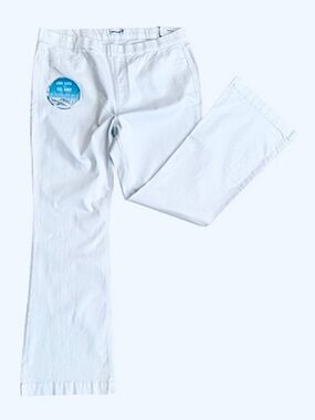 MS CELLO ~ White Deluxe Comfort Stretch Denim Wide Leg Slacks size 3X